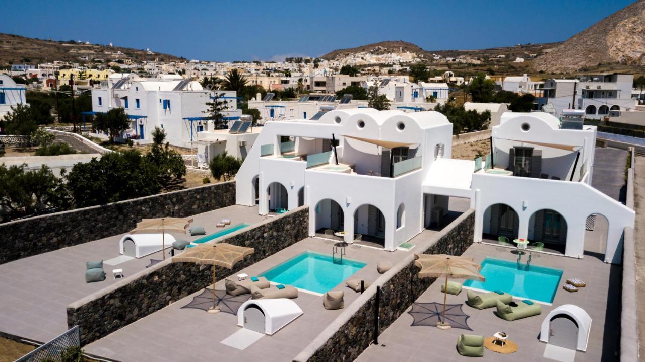 Modern Dome Homes Of Santorini Perissa  Dış mekan fotoğraf