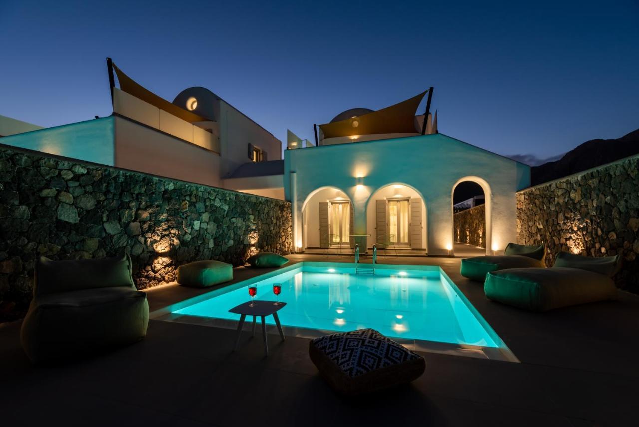 Modern Dome Homes Of Santorini Perissa  Dış mekan fotoğraf